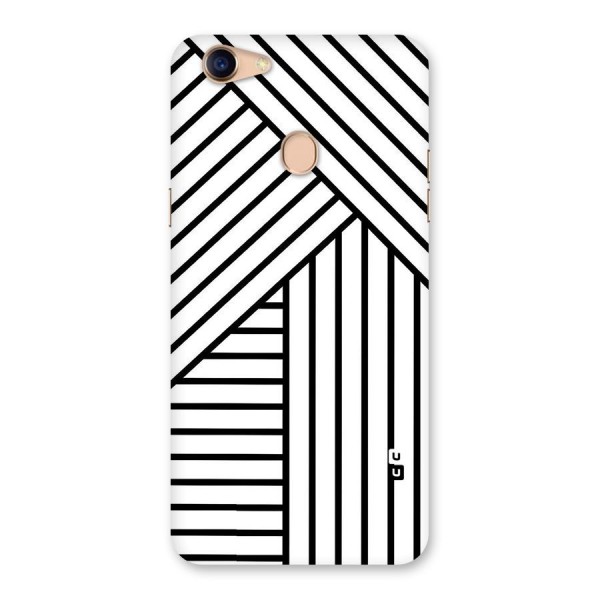 Lines Pattern Stripes Back Case for Oppo F5 Youth